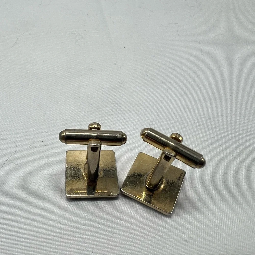 Square mother of pearl cuff links